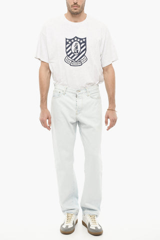 Jeans BOWL Regular Fit con Bottoni Logati 23cm