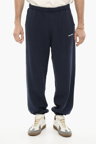 Cotton Joggers with Embossed Logo