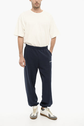 Cotton Joggers with Embossed Logo