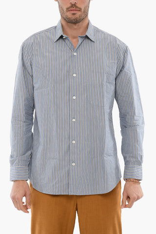 Striped ALBERTO Shirt with Breast Pocket
