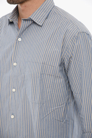 Striped ALBERTO Shirt with Breast Pocket