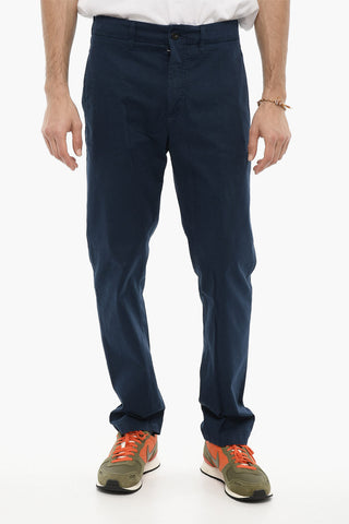 Cotton Twill Trousers OFF with Belt Loops