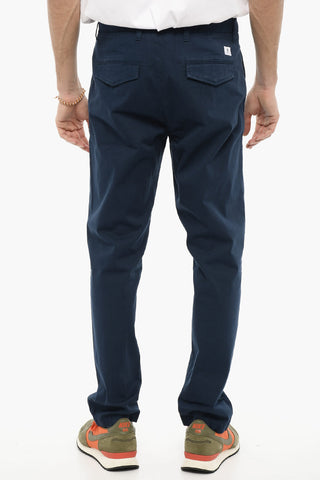 Cotton Twill Trousers OFF with Belt Loops