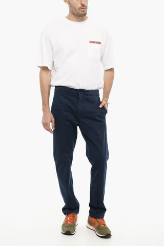 Cotton Twill Trousers OFF with Belt Loops