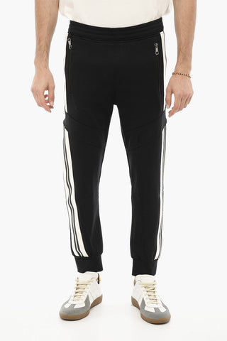 Skinny Fit Joggers with Contrasting Side Bands