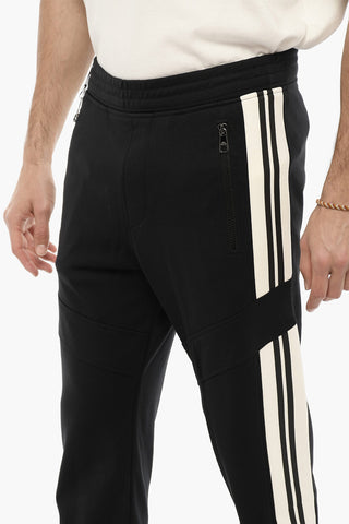 Skinny Fit Joggers with Contrasting Side Bands