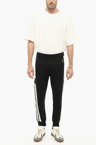 Skinny Fit Joggers with Contrasting Side Bands