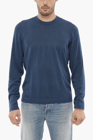 Lightweight Cotton Crew-neck Sweater