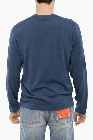 Lightweight Cotton Crew-neck Sweater