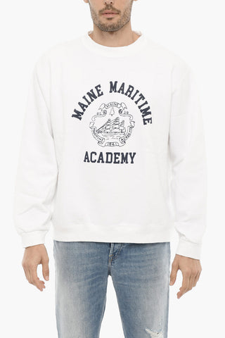 Fleeced Cotton MAINE MARITIME ACADEMY Crew-neck Sweatshirt