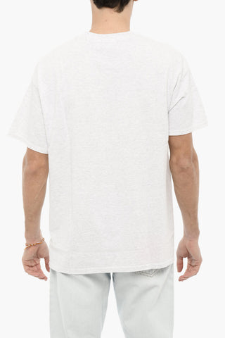 Solid Color RANGER Crew-neck T-Shirt with Contrasting Print
