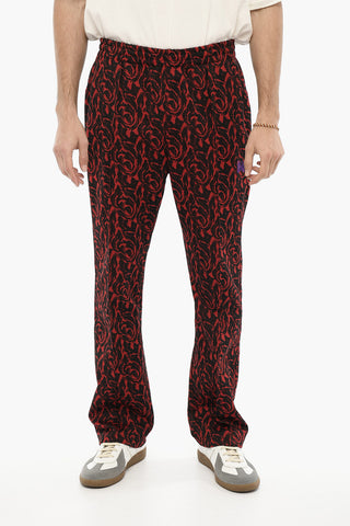 NEEDLES Two-Tone Jacquard Pants with Butterfly Embroidery