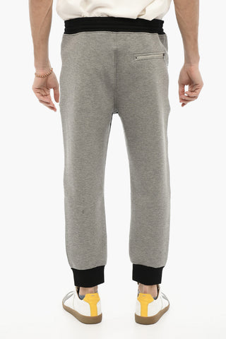 Skinny Fit Two-Tone Neoprene Joggers