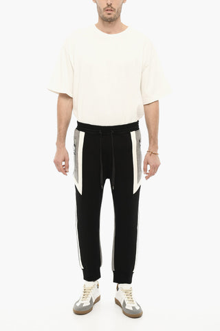 Skinny Fit Two-Tone Neoprene Joggers