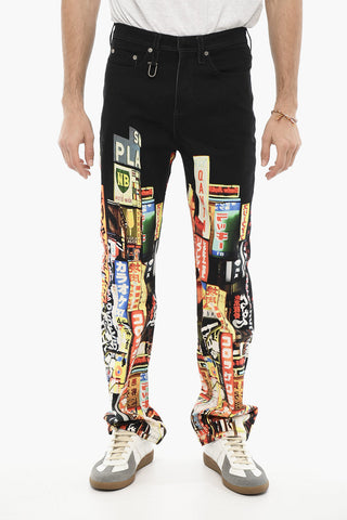 Printed SHINJUKU-SOHO Skinny Fit Jeans 20cm