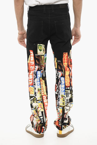 Printed SHINJUKU-SOHO Skinny Fit Jeans 20cm