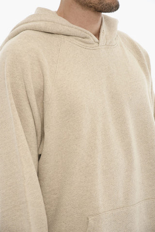 Brushed Cotton Hoodie with Patch Pocket