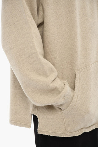Brushed Cotton Hoodie with Patch Pocket