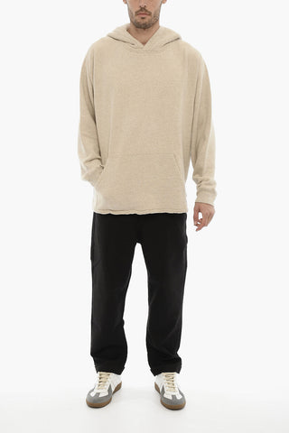 Brushed Cotton Hoodie with Patch Pocket