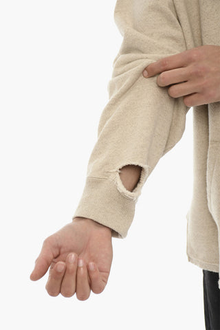 Brushed Cotton Hoodie with Patch Pocket