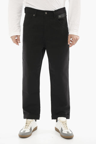Stretch Cotton Loose Fit Pants