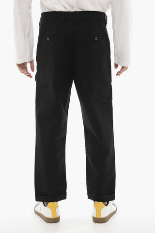 Stretch Cotton Loose Fit Pants
