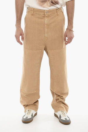Pantaloni a Gamba Dritta con Zip Laterale