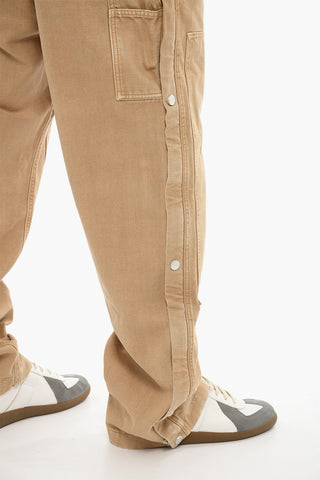 Pantaloni a Gamba Dritta con Zip Laterale
