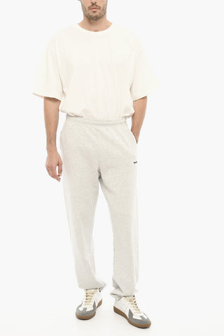 Cotton Joggers with Embossed Logo