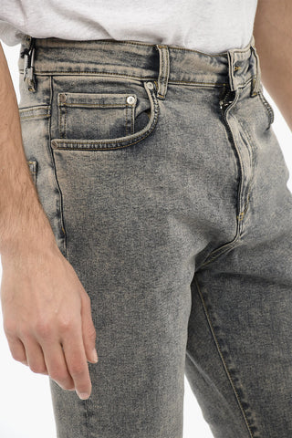 Vintage Effect Slim Fit Jeans 15cm