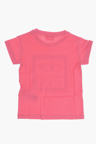 RED TAG T-Shirt Girocollo TMASH in Tinta Unita con Logo Stampato