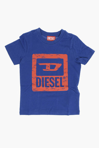 RED TAG Logo Printed TNUF Crew-neck T-Shirt
