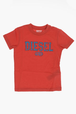 RED TAG Logo Printed TLEO Crew-neck T-Shirt