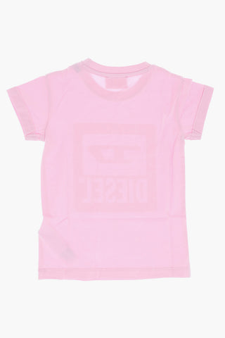RED TAG T-Shirt Girocollo TMASH in Tinta Unita con Logo Stampato