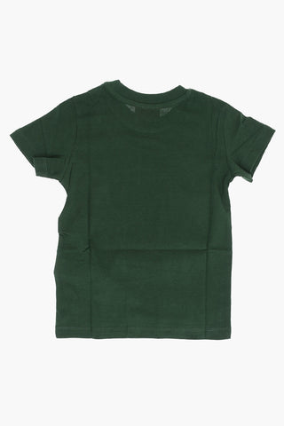 RED TAG T-Shirt Girocollo TBUDY in Tinta Unita con Logo Crackled