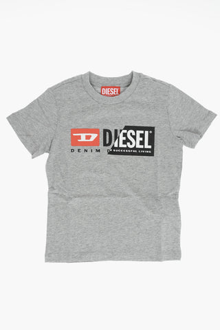 RED TAG T-Shirt Girocollo TMAGI in Tinta Unita con Logo Stampato