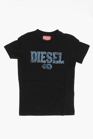 RED TAG Logo Printed TLEO Crew-neck T-Shirt