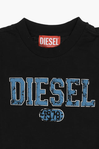 RED TAG Logo Printed TLEO Crew-neck T-Shirt