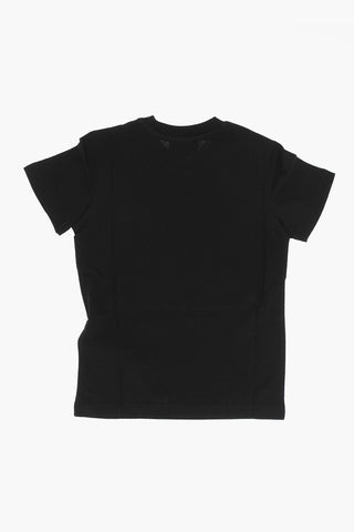 RED TAG T-Shirt Girocollo TMAGI in Tinta Unita con Logo Stampato