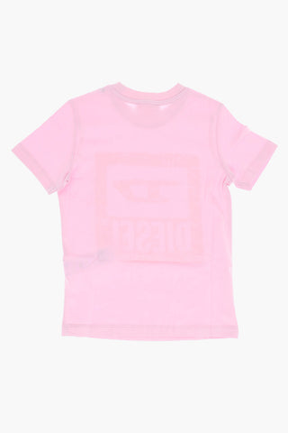 RED TAG Logo Printed TNUF Crew-neck T-Shirt