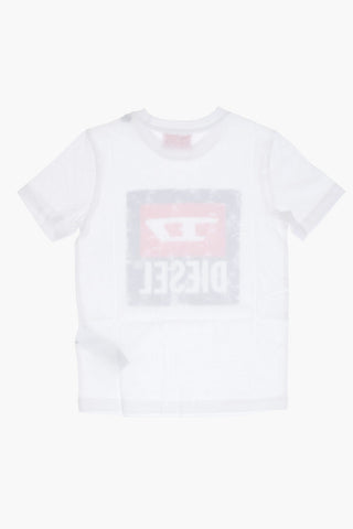 RED TAG Crewneck T-Shirt TGAL with Maxi Logo Print