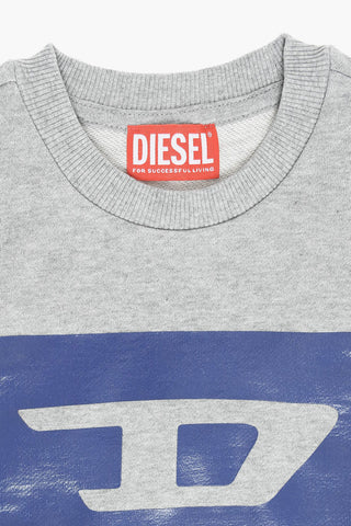 RED TAG Brushed Cotton SABLY Crew-neck Sweatshirt with Contrasting Logo