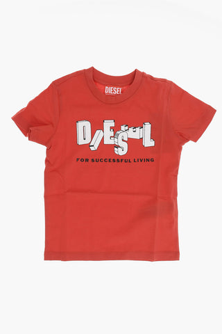 RED TAG Logo Printed TVARM Crew-neck T-Shirt