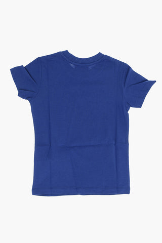 RED TAG T-Shirt Girocollo TFILLI in Tinta Unita con Logo a Contrasto