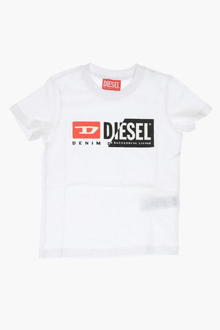 RED TAG T-Shirt Girocollo TMAGI in Tinta Unita con Logo Stampato