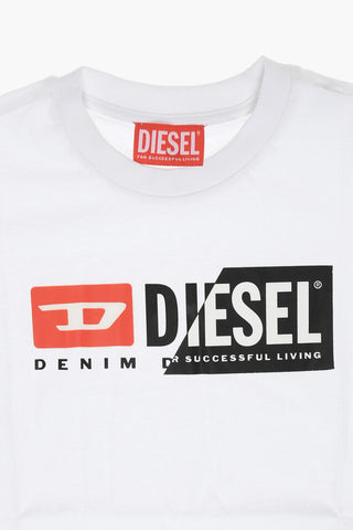 RED TAG T-Shirt Girocollo TMAGI in Tinta Unita con Logo Stampato