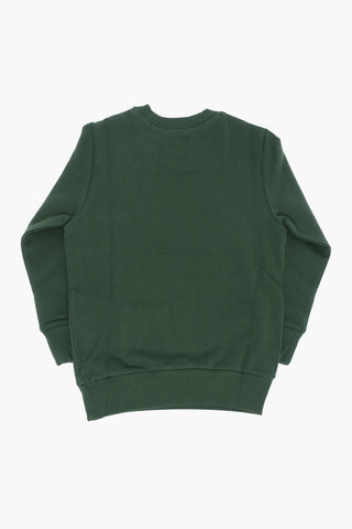 RED TAG Brushed Cotton SFILLI Crew-neck Sweatshirt with Printed Logo