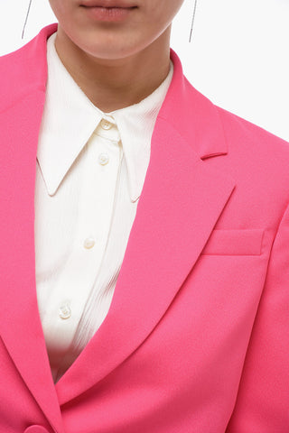 Satin Crepe LOULOU Cropped Blazer