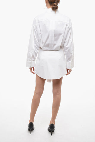 CANDICE Chemisier Minidress with Pleated Detail