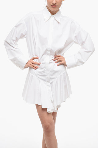 CANDICE Chemisier Minidress with Pleated Detail